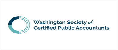 A washington society of certified public accountants logo.